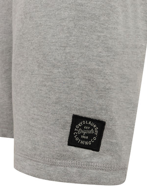 Milwaukie Basic Jogger Shorts in Light Grey Marl - Tokyo Laundry