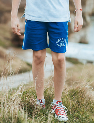 Boys K-Westwood Pier Jogger Shorts in Ocean - Tokyo Laundry Kids