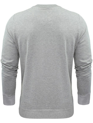 JonesO Crew Neck Sweatshirt in Light Grey Marl