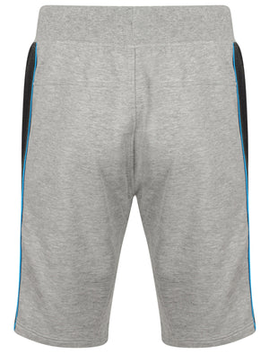 Araki Jogger Shorts with Side Stripe detail In Light Grey Marl - Dissident