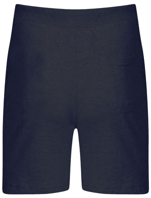 Mens Jeremy Sweat Shorts with Pockets in Navy