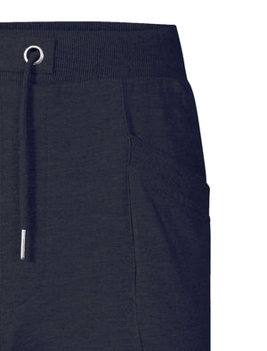 Mens Jeremy Sweat Shorts with Pockets in Navy