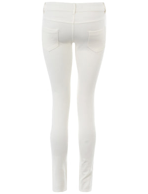 Clara white skinny jeans
