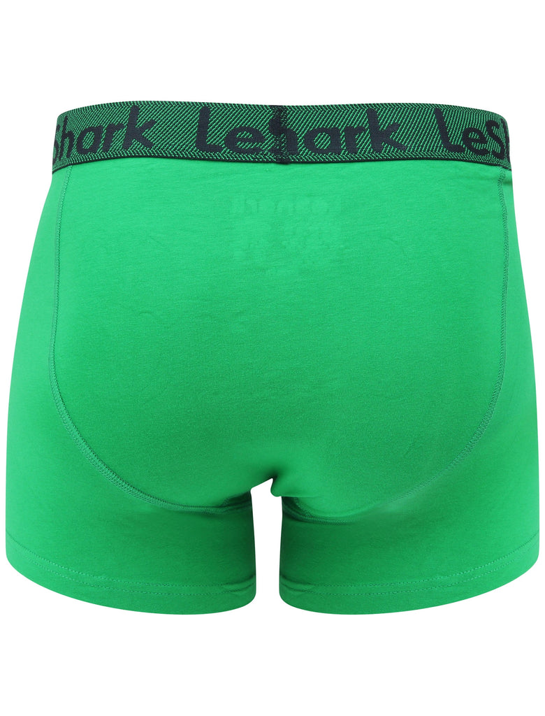 Street 2 (2 Pack) Boxer Shorts Set in Jelly Bean Green / Sky Ca