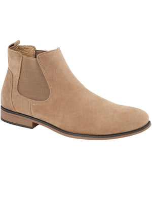 Kanye Suedette Chelsea Boots In Sand