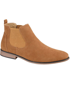 Kanye Suedette Chelsea Boots In Tan