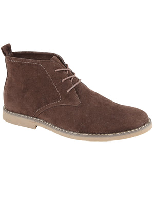 Panama Suedette Desert Boots In Brown