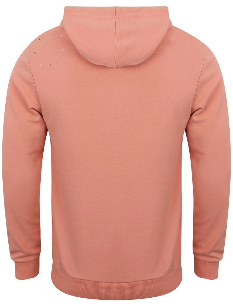 St Dismas Pullover Hoodie with Rips in Rose Tan Saint Sinner Tokyo Laundry