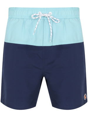 Keone Swim Shorts With Free Matching Flip Flops In Petit Four Blue - South Shore