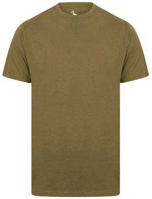 Kinsley Basic Cotton Crew Neck T-Shirt In Ivy Green - South Shore