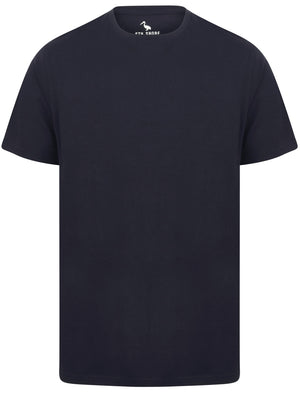 Kinsley Basic Cotton Crew Neck T-Shirt In Navy - South Shore