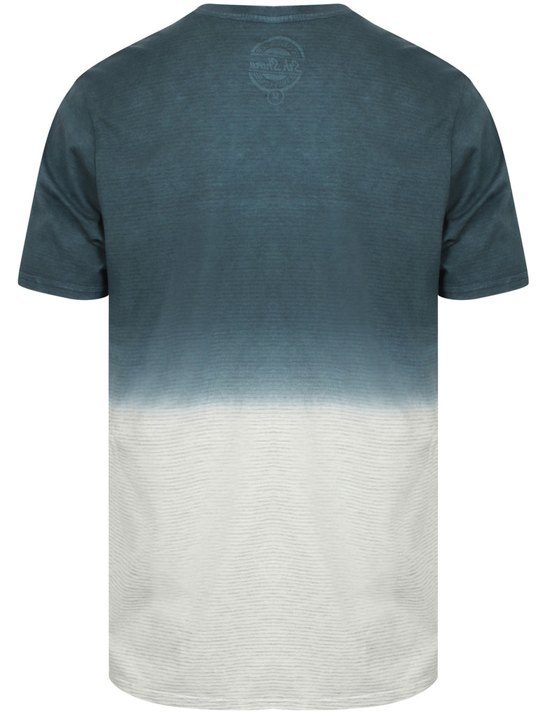 Dipper Cotton Jersey Dip Dye TShirt In Insignia Blue South Shore