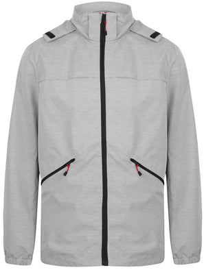 Bevington Hooded Windbreaker Jacket In Silver Grey - Tokyo Laundry