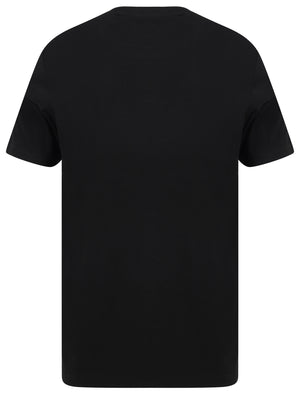 Bruntwood Motif Cotton Jersey T-Shirt In Jet Black - Tokyo Laundry