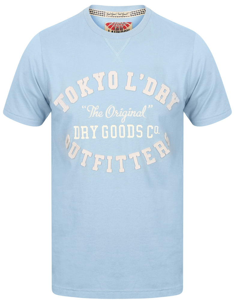 Ellsworth Applique Cotton TShirt In Angel Falls Tokyo Laundry