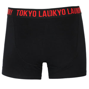 Falconberg (2 Pack) Boxer Shorts Set Tomato / Purple - Tokyo Laundry