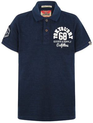 Boys K-Berling Jersey Polo Shirt in Medieval Blue - Tokyo Laundry Kids