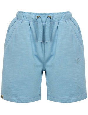 Boys K-Gasper Slub Sweat Shorts in Washed Light Blue - Tokyo Laundry Kids