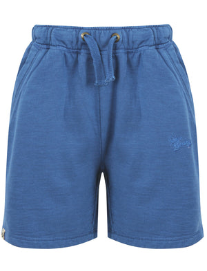 Boys K-Gasper Slub Sweat Shorts in Washed Blue - Tokyo Laundry Kids