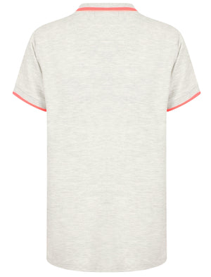 Boys K-Lilestone Cotton Polo Shirt In Oatgrey Marl - Tokyo Laundry Kid