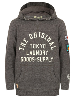Boys K-Timberfield Pullover Hoodie In Charcoal - Tokyo Laundry Kids