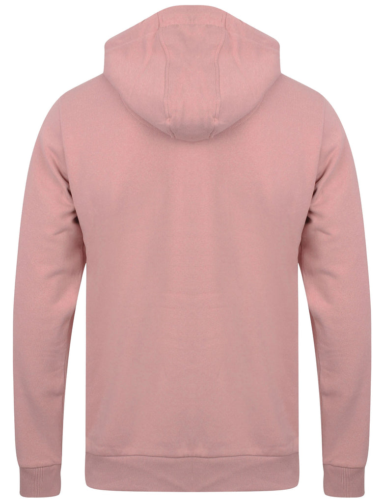 Mens Zip Through Hoodie in Dusty Pink Tokyo Laundry