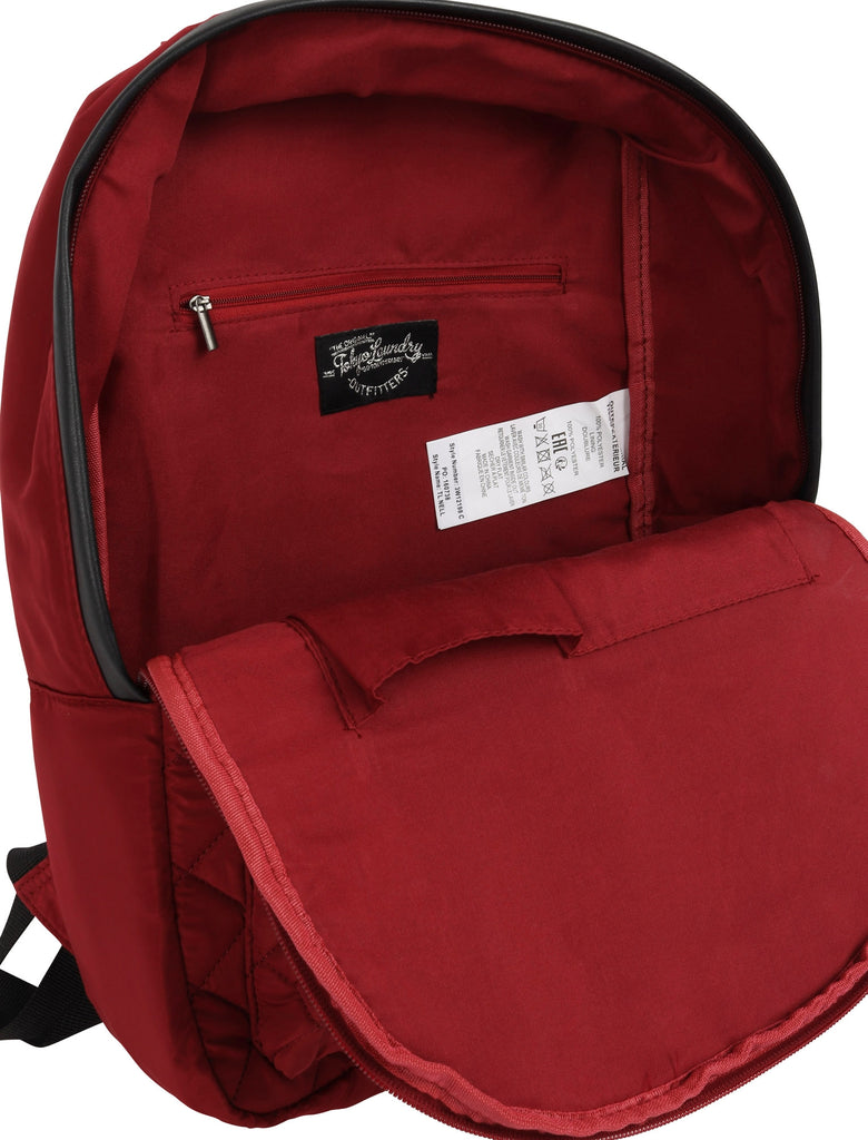 Nell Diamond Quilted Backpack In Red Tokyo Laundry