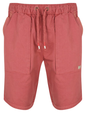 Overhang Cotton Twill Shorts In Paprika - Tokyo Laundry