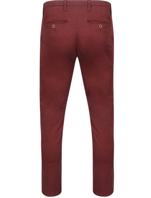 Paros Cotton Twill Chinos in Heritage Red - Tokyo Laundry