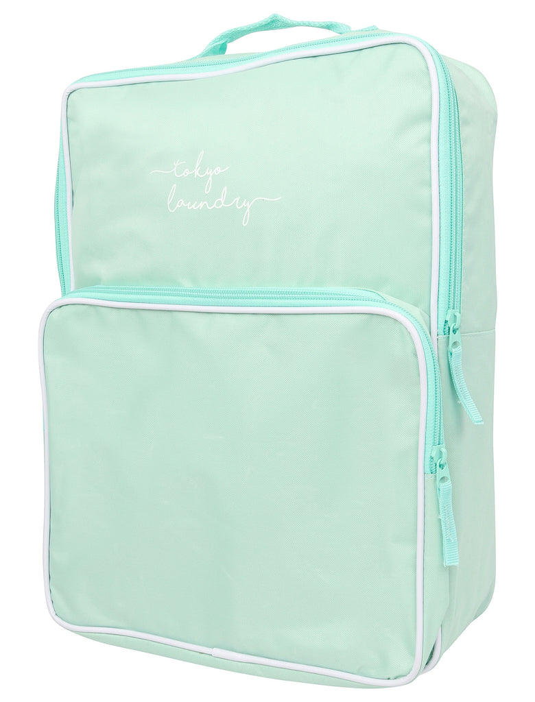 Pastel Canvas Backpack In Mint Green Tokyo Laundry