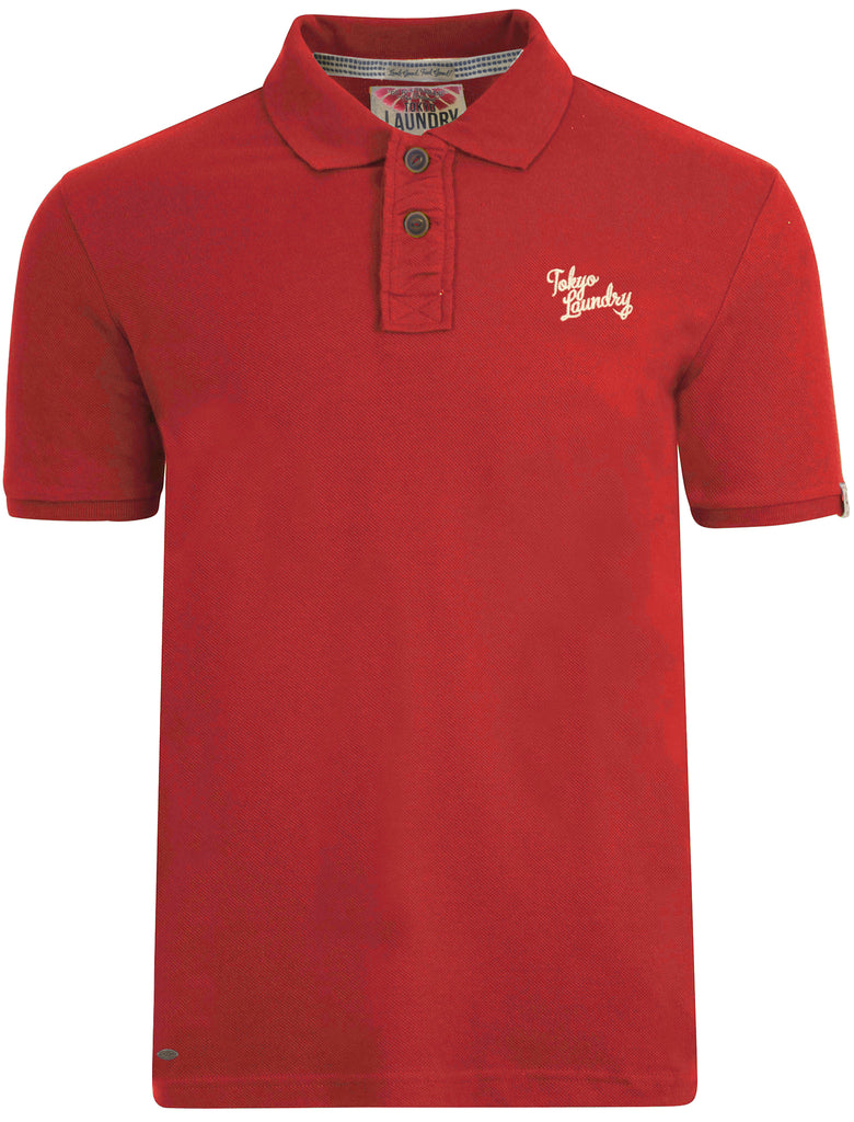Penn State Polo Shirt in Tokyo Red Tokyo Laundry