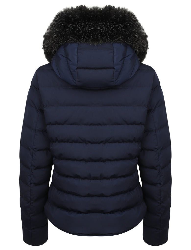 Pea coat with fur hood online