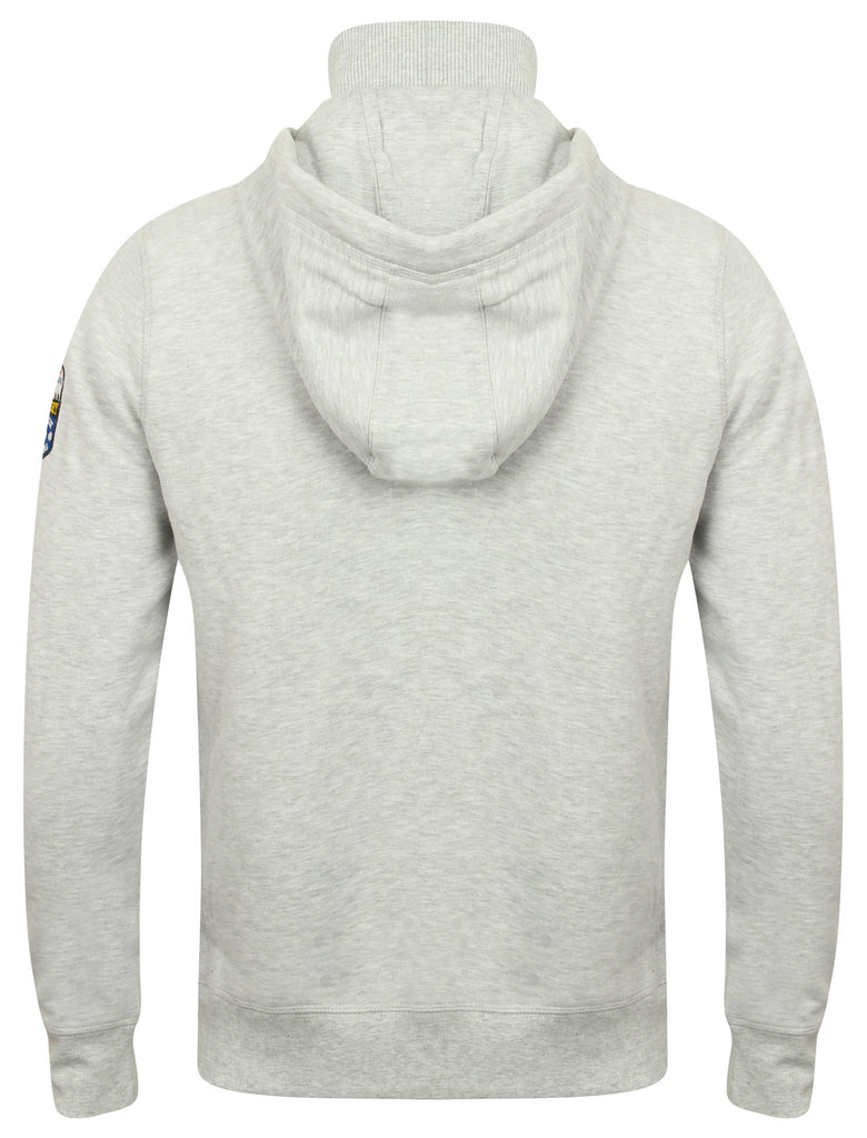 Grey funnel neck hoodie sales