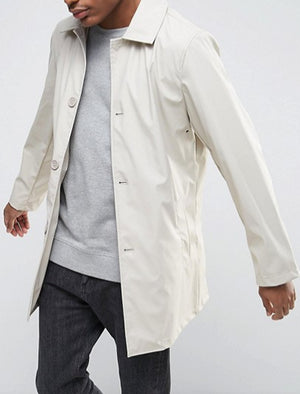 Scourfield Shower Resistant Trench Coat In Stone - Tokyo Laundry