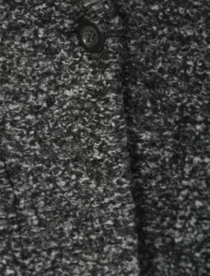 Sonar Tailored Overcoat In Grey Boucle  - Tokyo Laundry
