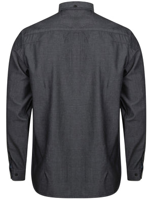 Sonoma Long Sleeve Cotton Shirt In Black - Tokyo Laundry