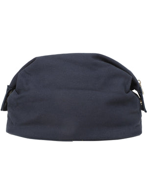 Tate Cotton Canvas Wash Bag in Navy - Tokyo Laundry