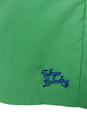 Tauri Classic Swim Shorts In Green - Tokyo Laundry