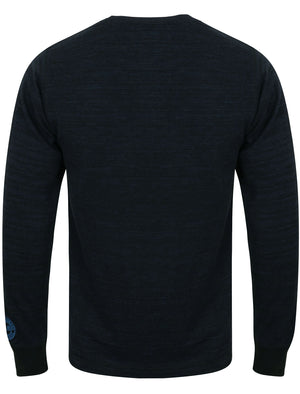 Underwood Long Sleeve Cotton Top in Black / Sapphire - Tokyo Laundry