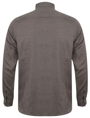 Valenza Long Sleeve Cotton Shirt in Charcoal - Tokyo Laundry