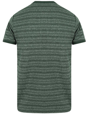 Winkworth Textured Grindle Stripe T-Shirt in Jungle Green - Tokyo Laundry