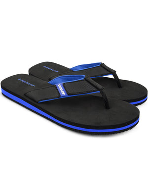 Travis Flip Flop Sandal in Black / Blue - Dunlop