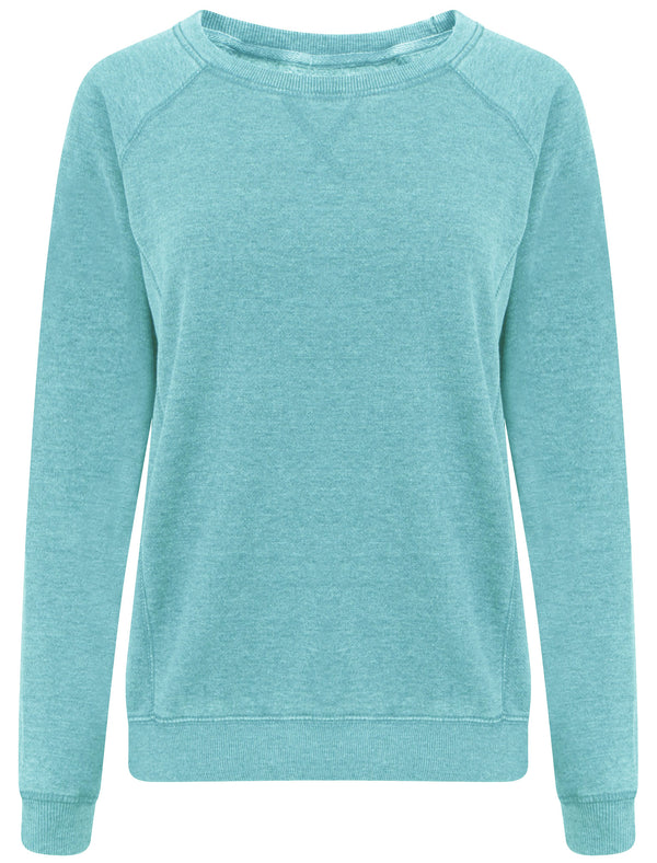 Burnout Sweatshirt in Turquoise - TBOE (Guest Brand)