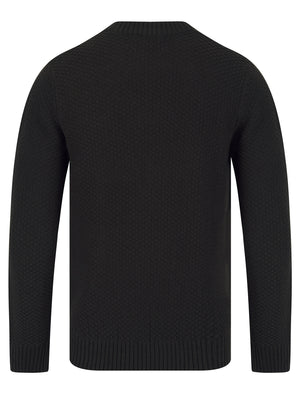 Goldstein Wool Blend Chunky Cable Knitted Jumper in Verigated Twist - Kensington Eastside