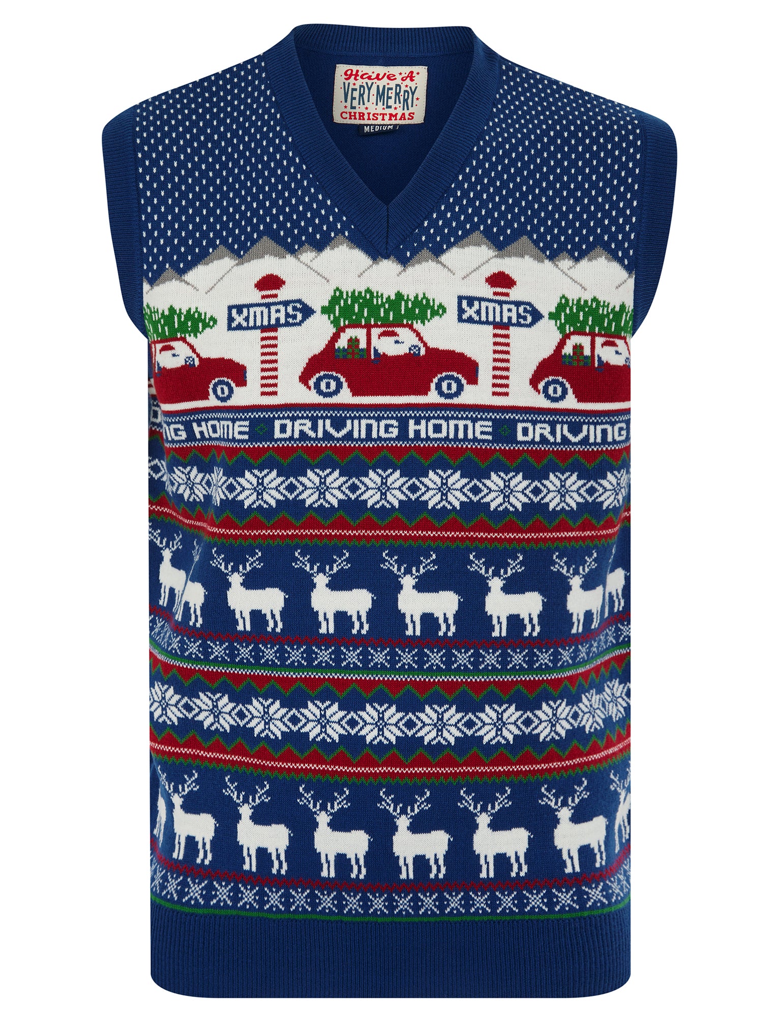 Christmas Jumpers Christmas Sweater Vest Mens Men's Christmas Home