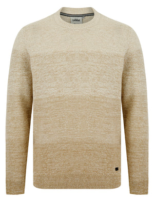 Gorse Graduated Colour Block Knitted Jumper in Ecru Twist - Tokyo Laundry