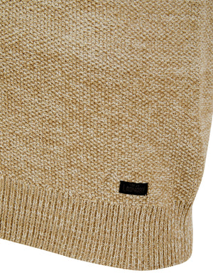 Gorse Graduated Colour Block Knitted Jumper in Ecru Twist - Tokyo Laundry