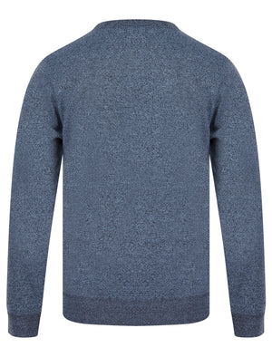 Barney 2 Crew Neck Birdseye Pique Jumper in Grey - Kensington Eastside