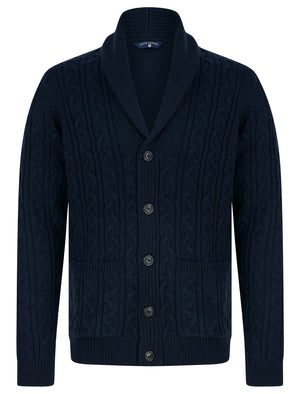 H&m Knitted Sweaters Men Men's Cardigan Sweater Shawl Collar Cable
