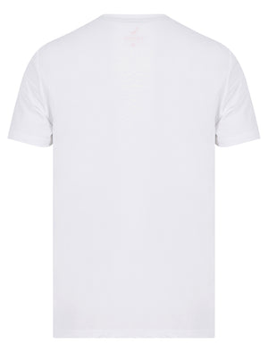 Nth Texas Motif Cotton Jersey T-Shirt in Bright White - South Shore